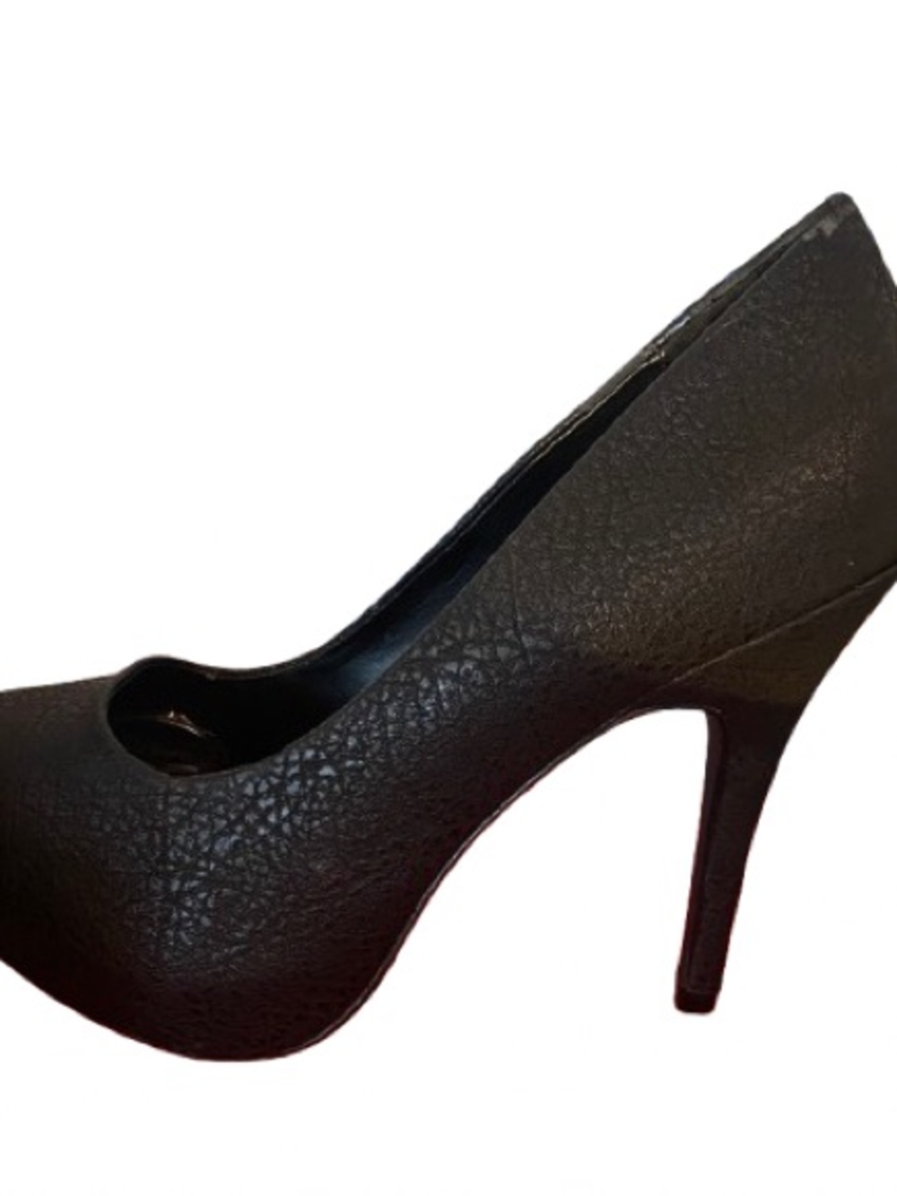 Mix No. 6 Black Textured Stiletto Pump